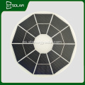 Round panel solar ligero de paisaje fácil de limpiar